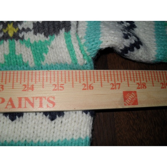 Vintage American Eagle Sweater Mock Neck Pullover Geometric Men Med GRANPACORE - Picture 4 of 9